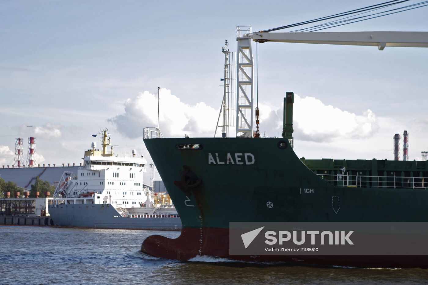 Ship "Alaed" arrives in St.Petersburg
