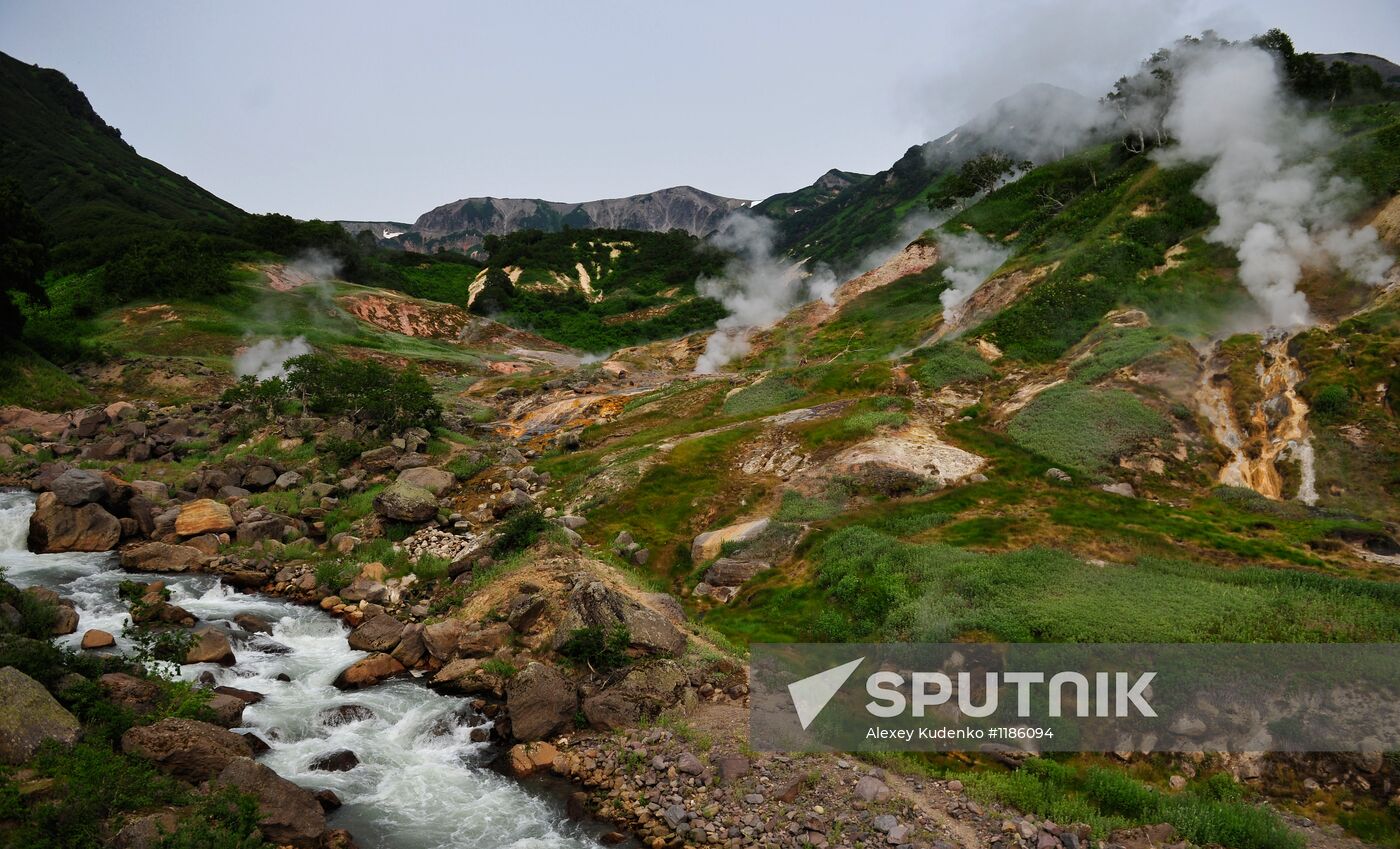 Valley of Geysers in Kronotsky Nature Reserve