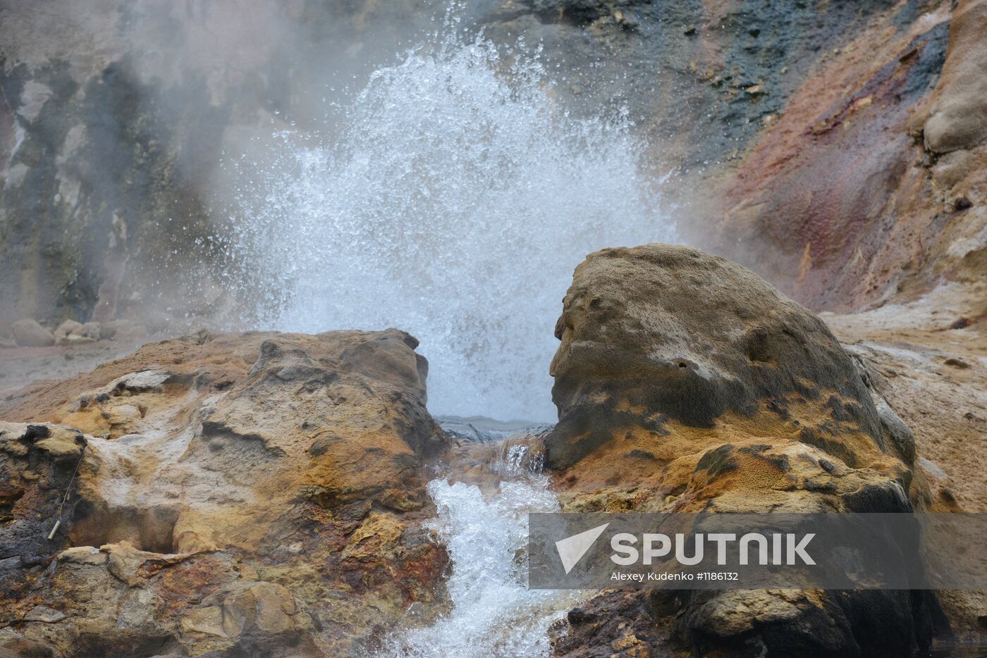 Valley of Geysers in Kronotsky reserve