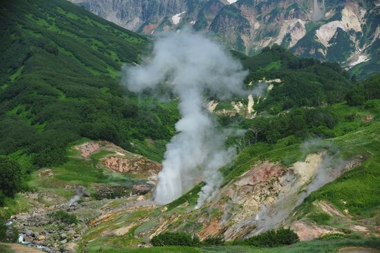 Valley of Geysers in Kronotsky Nature Reserve