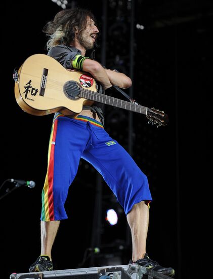 Red Hot Chili Peppers perform live in Moscow