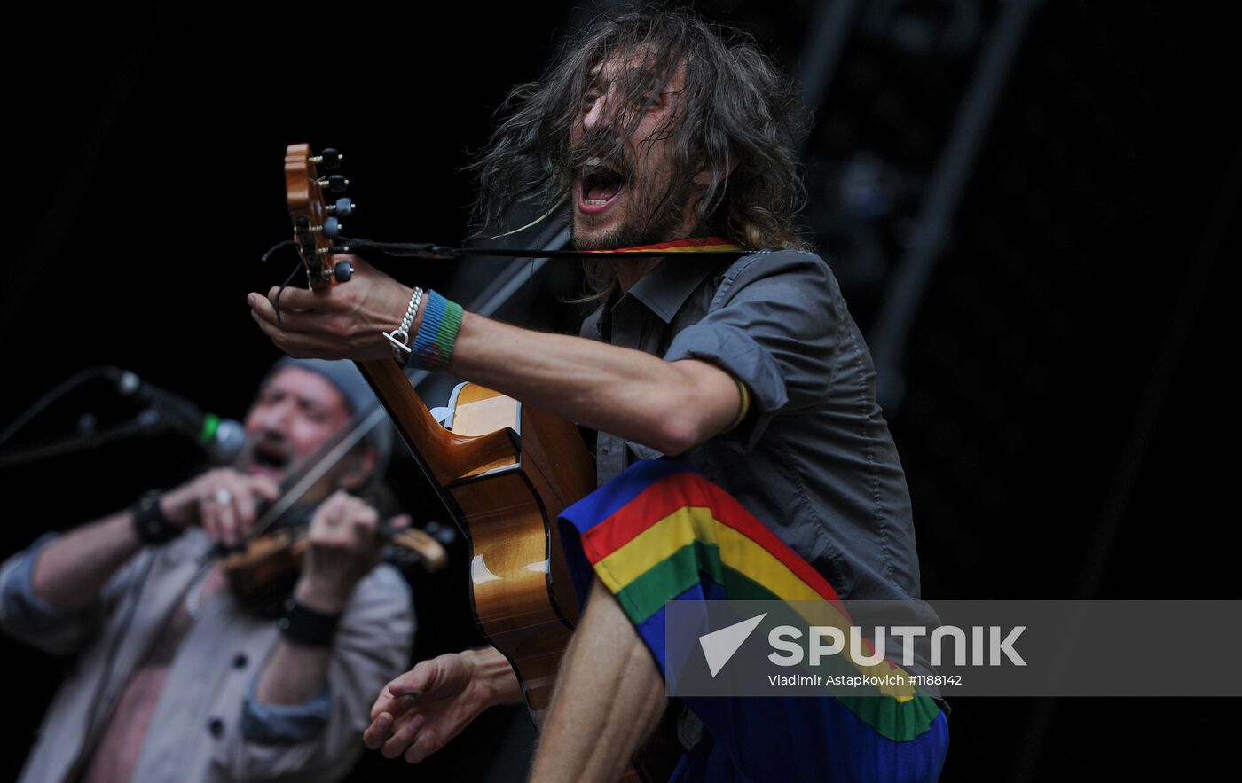 Red Hot Chili Peppers perform live in Moscow