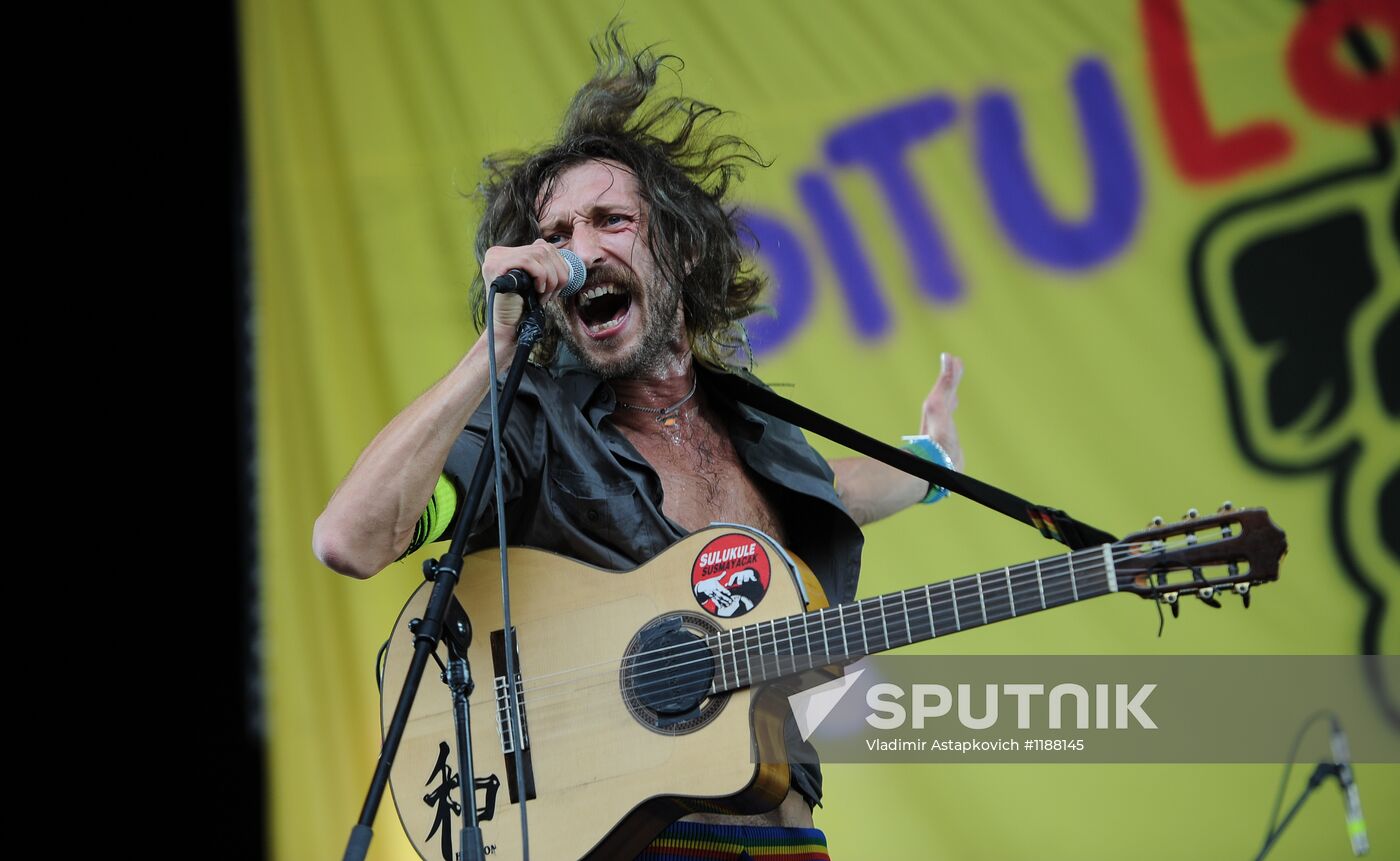 Red Hot Chili Peppers perform live in Moscow