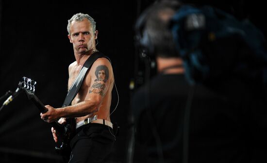 Red Hot Chili Peppers perform live in Moscow