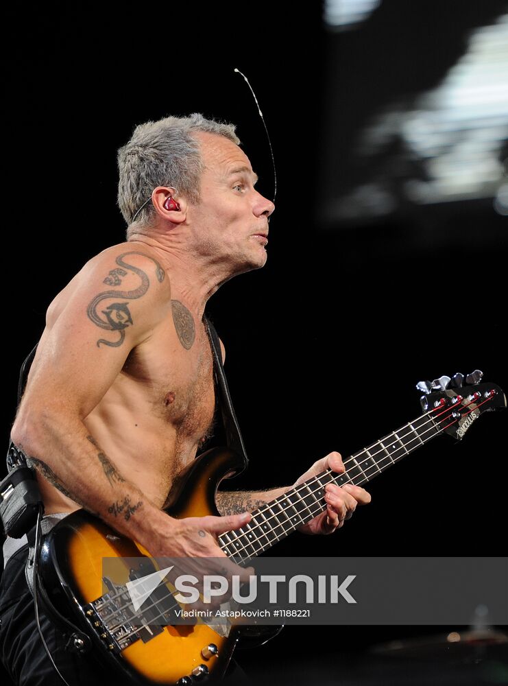 Red Hot Chili Peppers perform live in Moscow