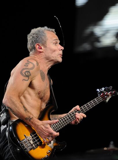Red Hot Chili Peppers perform live in Moscow