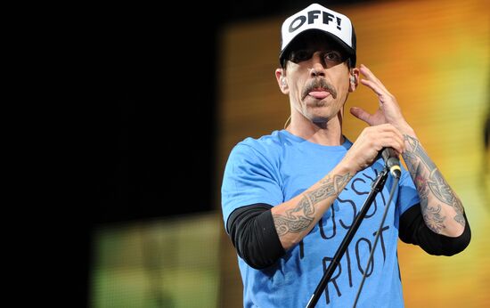 Red Hot Chili Peppers perform live in Moscow