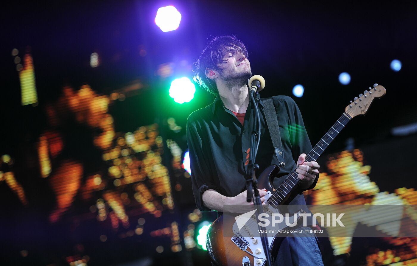 Red Hot Chili Peppers perform live in Moscow