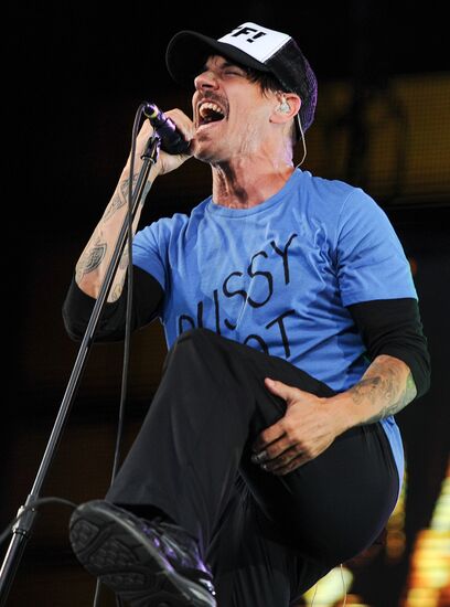 Red Hot Chili Peppers perform live in Moscow