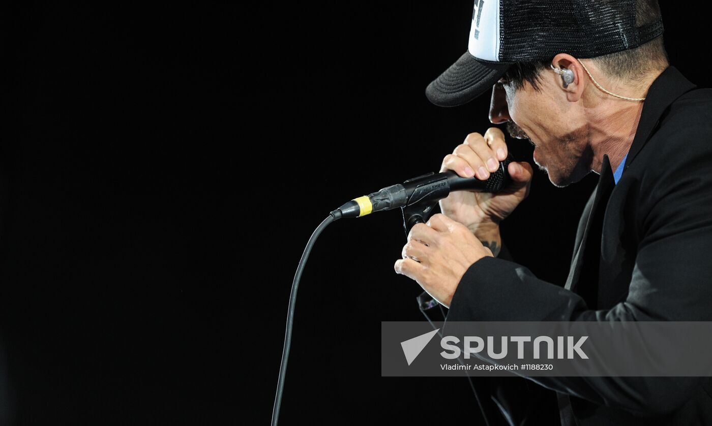 Red Hot Chili Peppers perform live in Moscow