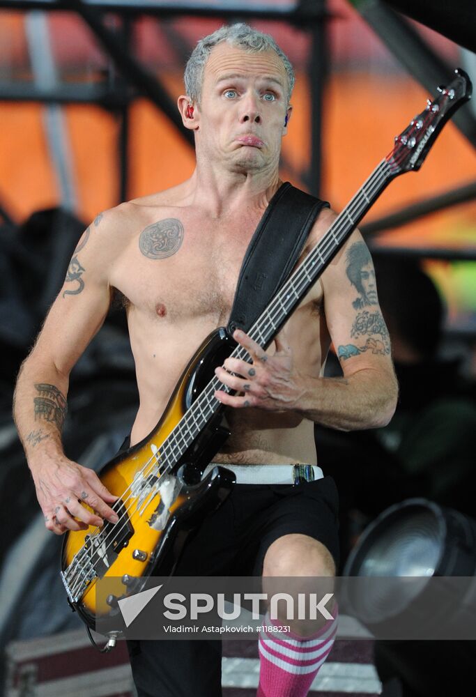 Red Hot Chili Peppers perform live in Moscow