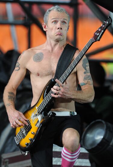Red Hot Chili Peppers perform live in Moscow