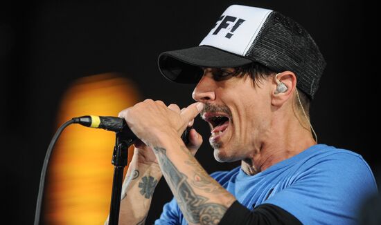 Red Hot Chili Peppers perform live in Moscow