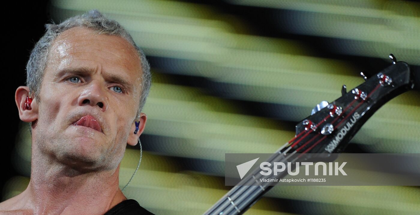 Red Hot Chili Peppers perform live in Moscow