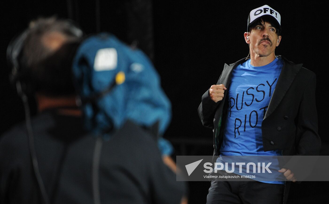 Red Hot Chili Peppers perform live in Moscow