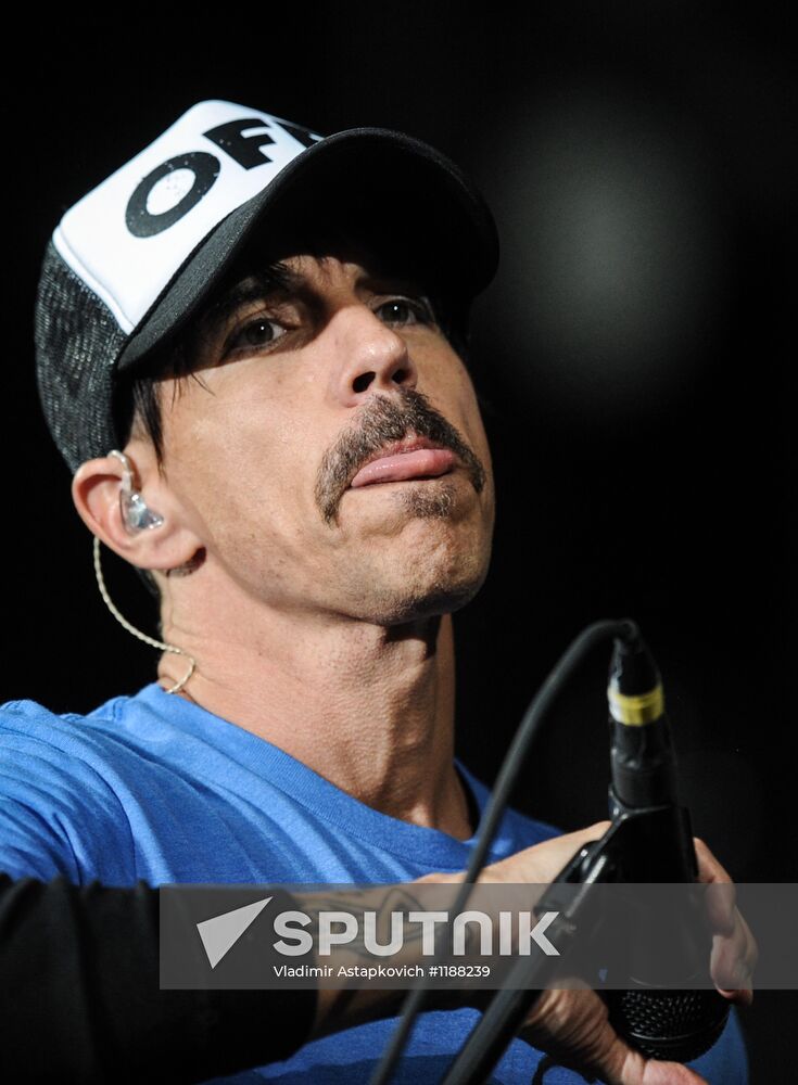 Red Hot Chili Peppers perform live in Moscow