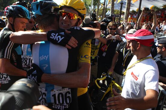 Cycling. Tour de France 2012. Finish