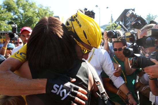 Cycling. Tour de France 2012. Finish
