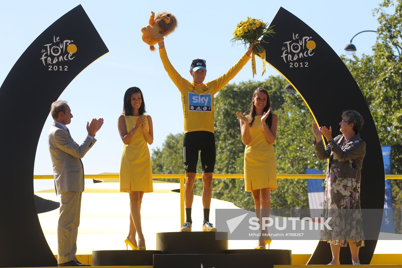 Cycling Tour de France 2012. Finish