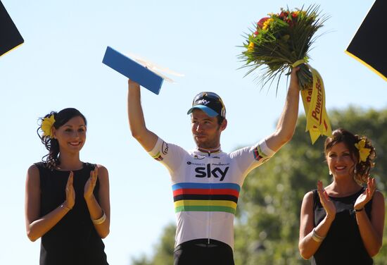 Cycling Tour de France 2012. Finish