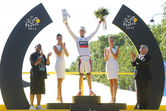 Cycling Tour de France 2012. Finish