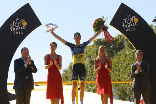 Cycling Tour de France 2012. Finish
