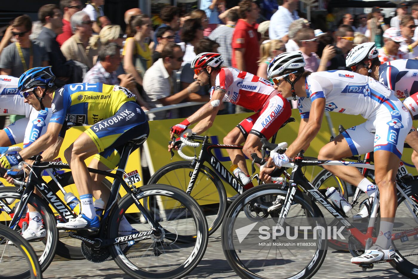 Cycling Tour de France 2012. Finish