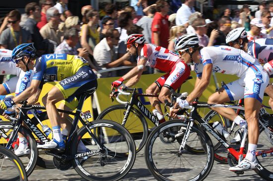 Cycling Tour de France 2012. Finish