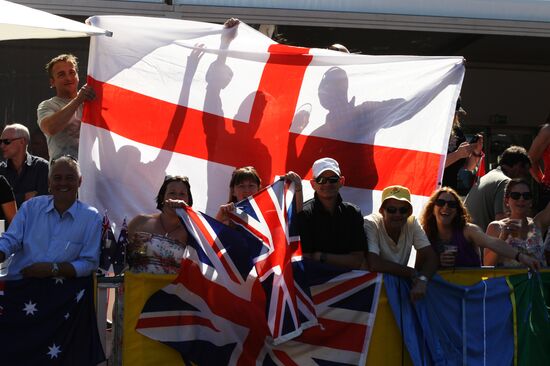 Cycling Tour de France 2012. Finish