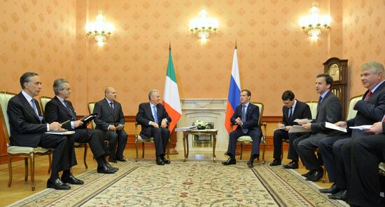 D.Medvedev and M.Monti hold talks