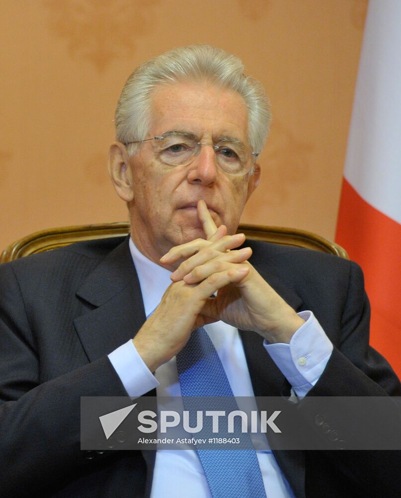 D.Medvedev and M.Monti hold talks