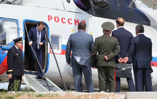 D.Medvedev's working visit to Kolomna