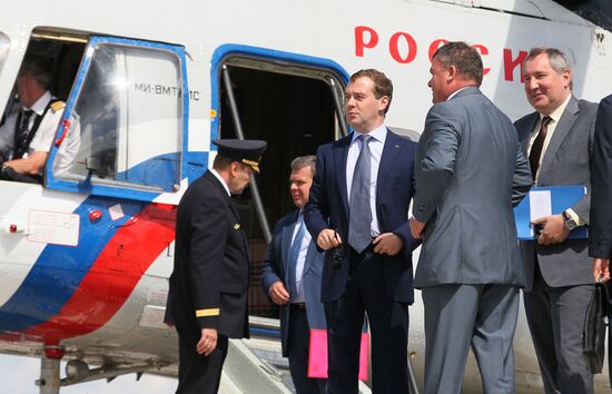D.Medvedev's working visit to Kolomna