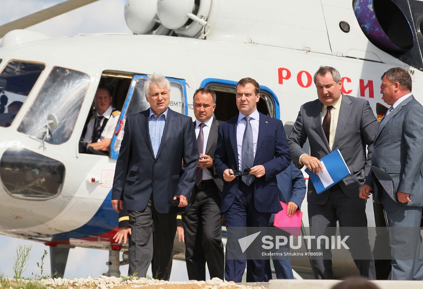 D.Medvedev's working visit to Kolomna
