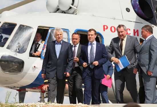 D.Medvedev's working visit to Kolomna
