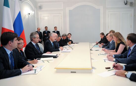 Vladimir Putin and Mario Monti meet in Sochi