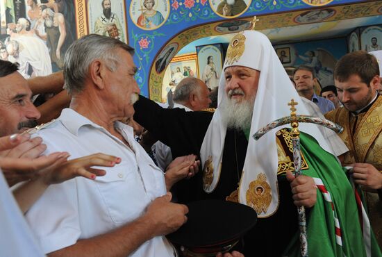 Patriarch of Moscow and All Russia Kirill visits Krymsk