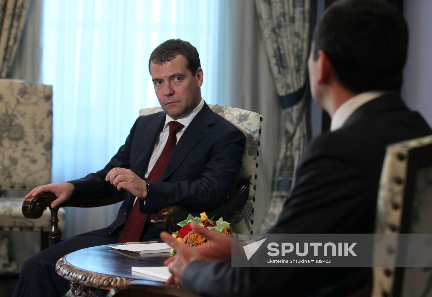 Dmitry Medvedev meets with Omurbek Babanov