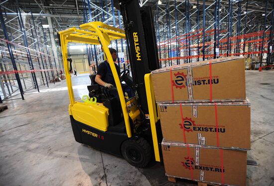 Opening new cargo terminal at Yekaterinburg airport