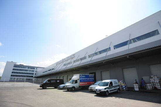 Opening new cargo terminal at Yekaterinburg airport