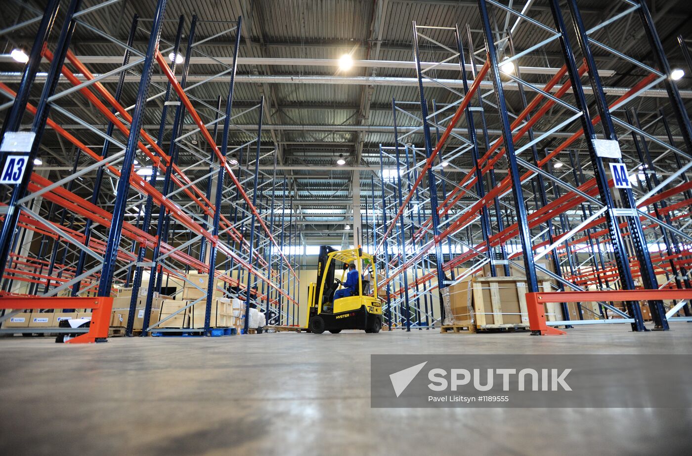 Opening new cargo terminal at Yekaterinburg airport