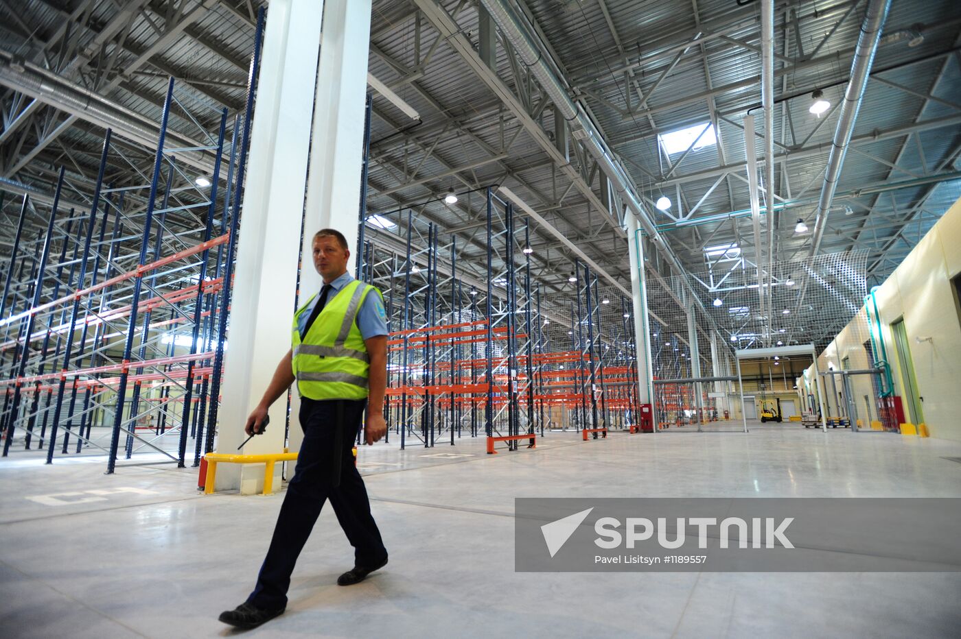 Opening new cargo terminal at Yekaterinburg airport