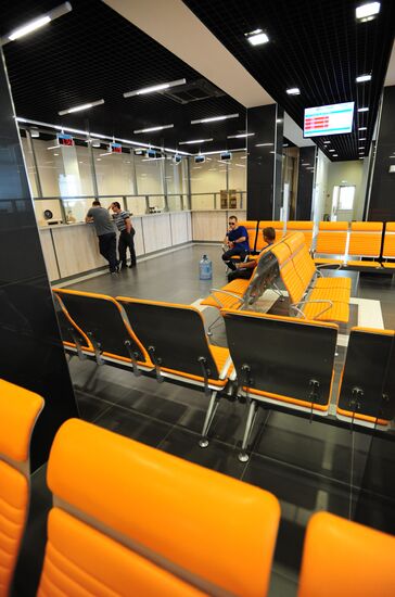 Opening new cargo terminal at Yekaterinburg airport