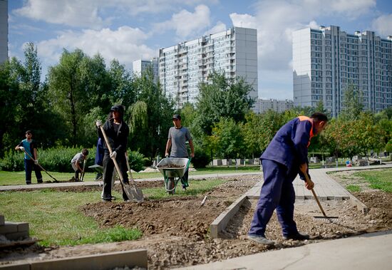 Sergei Sobyanin visits Moscow's Gorodnya River Valley Park