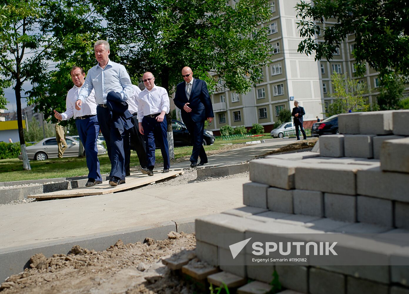 Sergei Sobyanin visits Moscow's Gorodnya River Valley Park