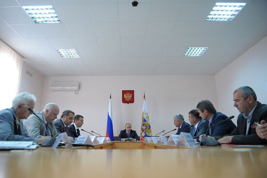 President Vladimir Putin on working visit to Gelendzhik