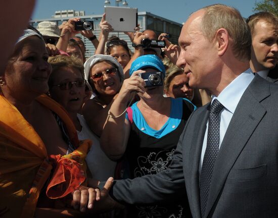 President Vladimir Putin on working visit to Gelendzhik