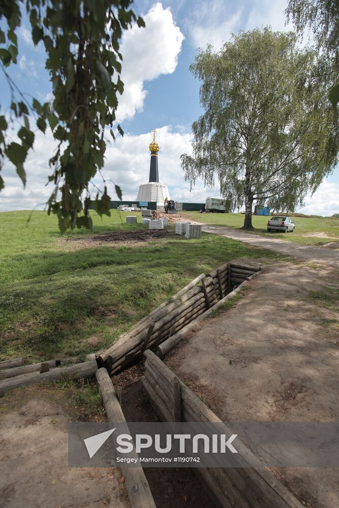 Restoration of monuments at Borodino field museum-reserve