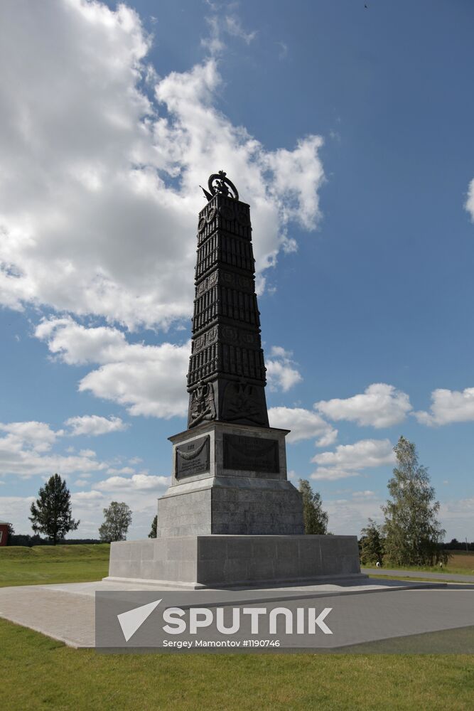 Restoration of monuments at Borodino field museum-reserve