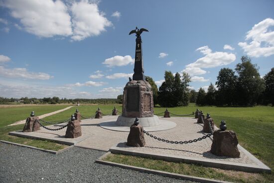 Restoration of monuments at Borodino field museum-reserve